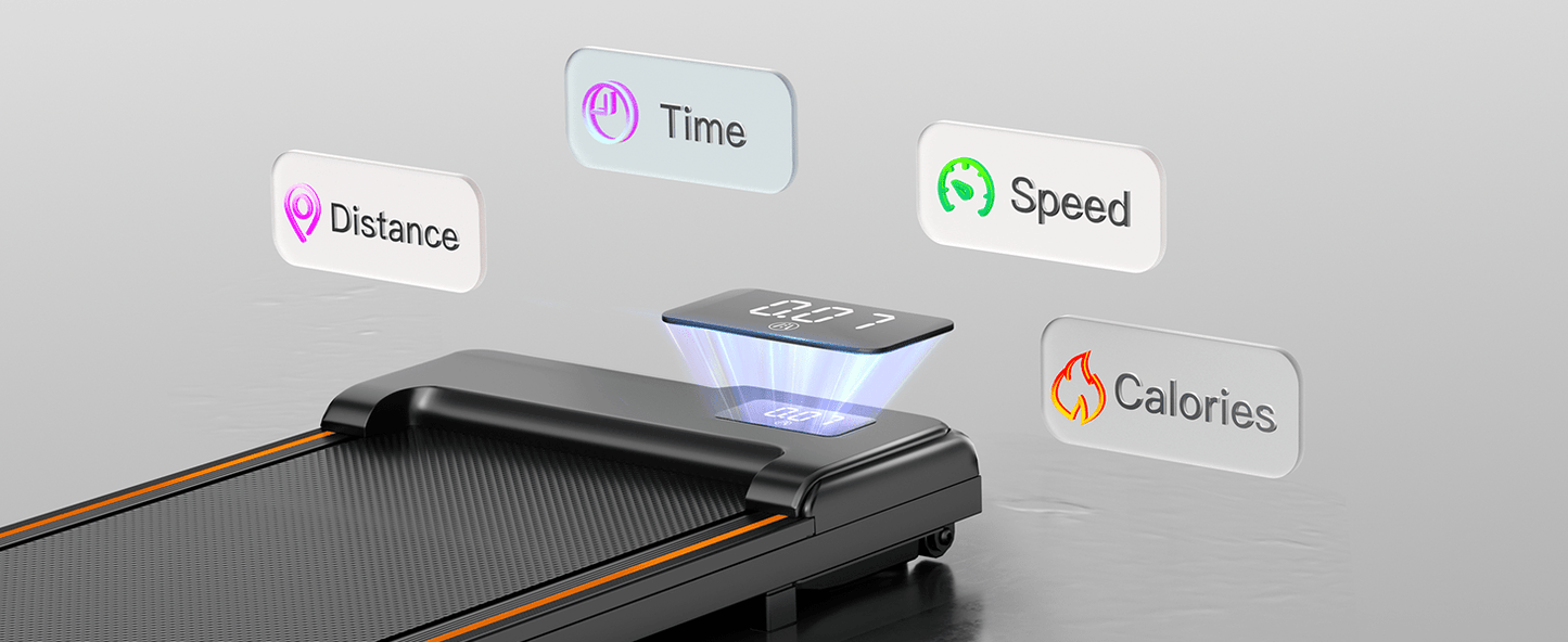 Walking Pad, Under Desk Treadmill for Home and Office, Portable Walking Pad Treadmill with Remote Control, LED Display