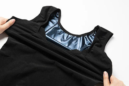 Sauna Suit for Women Body Shaper Heat Trapping Vest  Weight Loss Workout Shirt Tank Top Slimming Women Shapwear Training