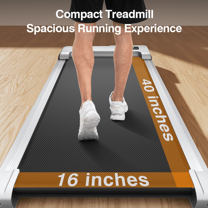 Walking Pad, Under Desk Treadmill for Home and Office, Portable Walking Pad Treadmill with Remote Control, LED Display